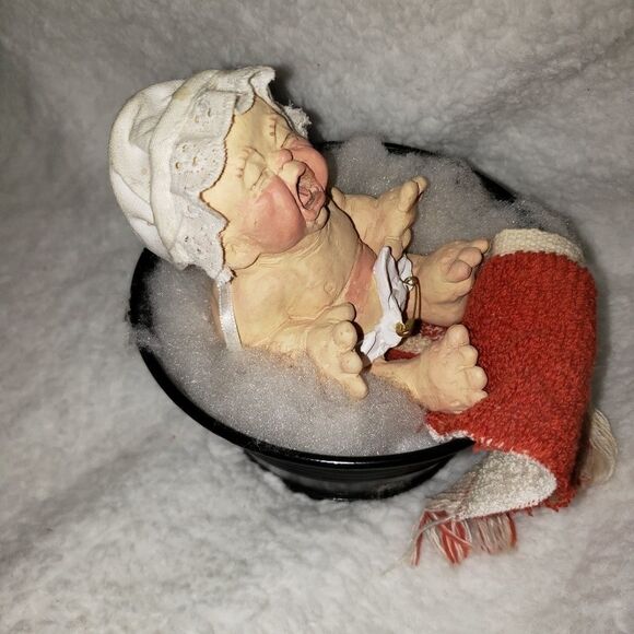 Kristin Haynes Signed Crying Baby Figurine - Picture 3 of 6